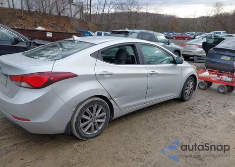 2015 Hyundai Elantra Se из США, поврежденный, VIN 5NPDH4AE6FH638275